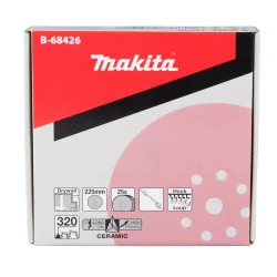 Disco 225Mm  Grano 320 Para Yeso Para Dsl800 25Pz B-68426 Makita