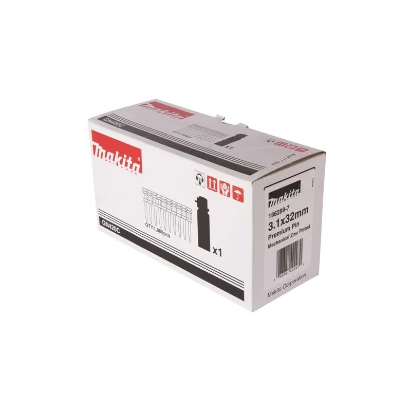 CLAVO CONCRETO PREMIUM 3.1Mm X 32Mm (CAJA: 10Xtira 196289-7 MAKITA