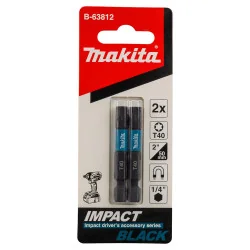 Punta Torx Impact Black T 40 (1/4"X50Mm) Blister 2 B-63812 Makita