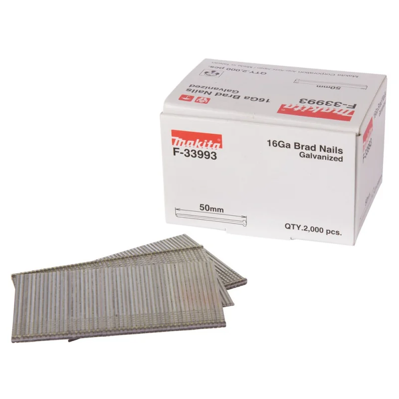 Clavo 50X1,6Mm 16Ga Pin Para Af601 (2.000Un) F-33993 Makita