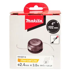 Cabezal Nylon Auto / B Y F / M10 X 1.25 Lh / 4" / 1915D7-6 Makita