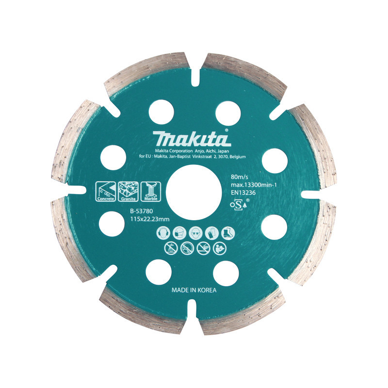 Disco Diamantado Seg. 4-1/2" (115 X 22.23Mm) P/Con B-53780 Makita