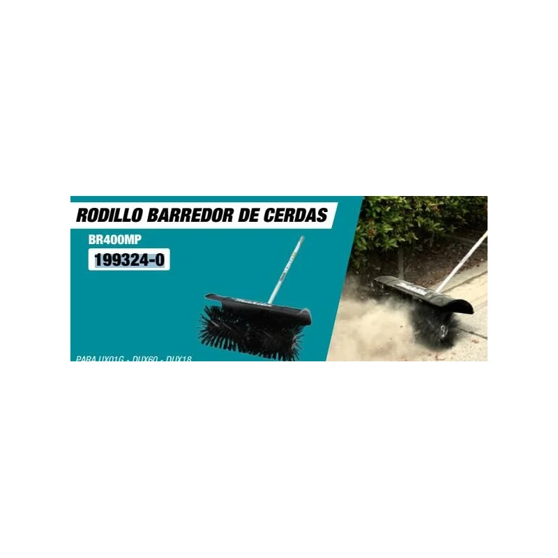 Br400Mp Rodillo Barredor De Cerdas P/Ex2650Lh-Dux6 199324-0 Makita
