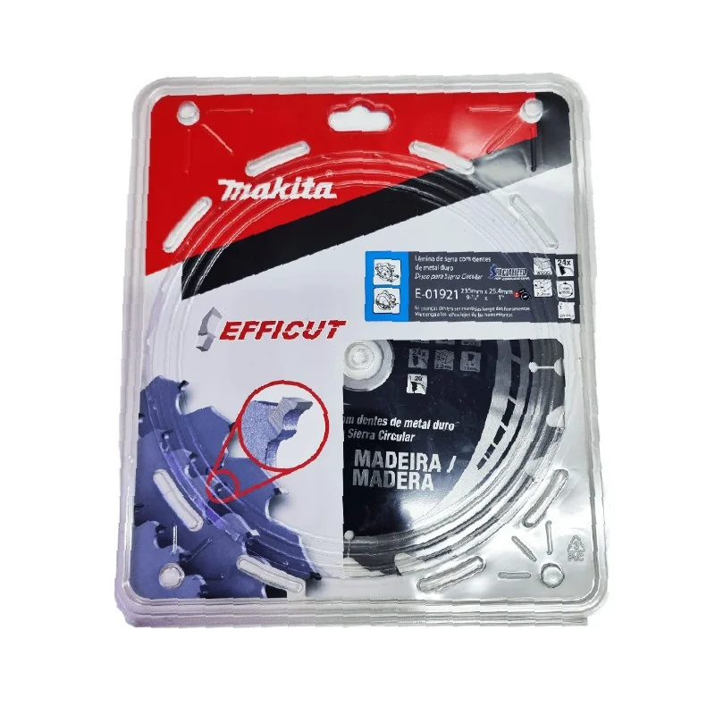Disco Sierra 9 1/4" (235Mm X 24Dte) Madera Efficut E-01921 Makita