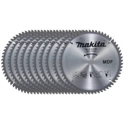 Disco Sierra 7-1/4"X 5/8" X 60 Dte Madera-Mdf 10Pz D-61466-10 Makita