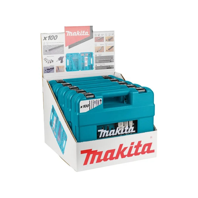 Mix Puntas Brocas Dados Acc Maleta 100Pz (5 Maleta D-47248-5 Makita