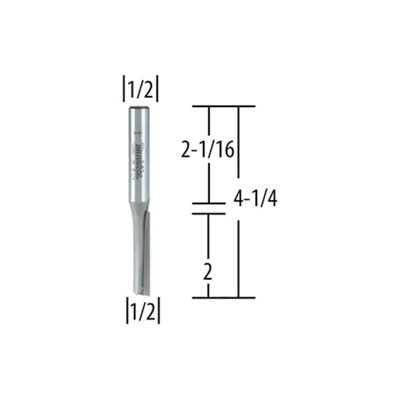J-FRESA RECTA 1 FILO 1/2" X 1.1/4" EJE 1/2" 733002-4A MAKITA