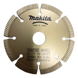 Disco Diamantado Seg. 4-1/4" (105 X 20Mm) Para Concre B-03028 Makita