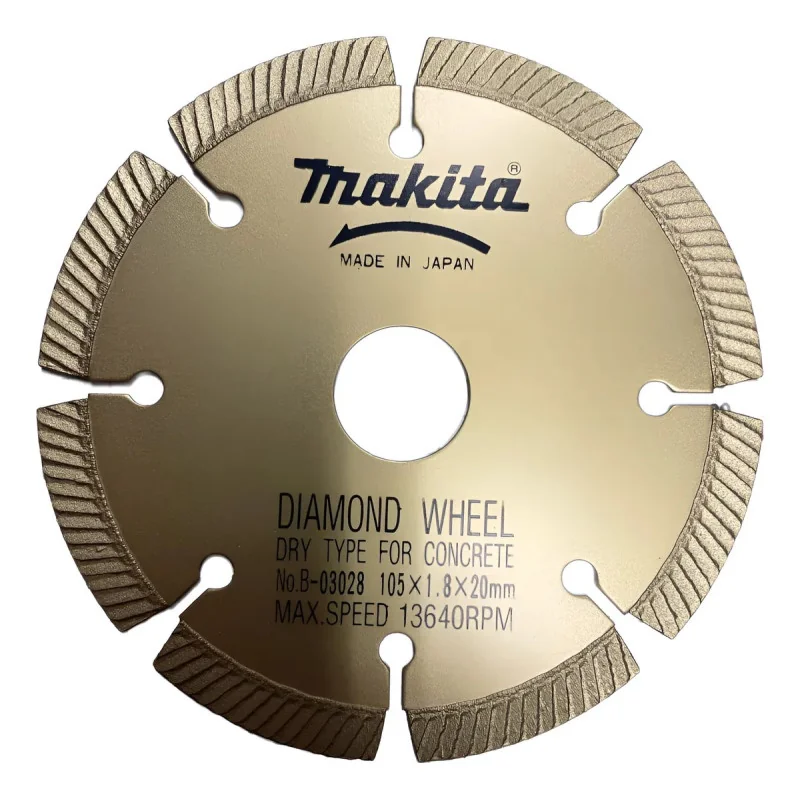 Disco Diamantado Seg. 4-1/4" (105 X 20Mm) Para Concre B-03028 Makita