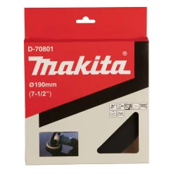 BONETE ESPONJA 190Mmx30mm (SUAVE/NEGRA) D-70801 Makita
