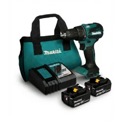 Taladro Percusión 1/2" 18V XLT 0-500/1.900 Rpm Motor BL 2 Bat.Li-Ion 3,0Ah+Carg.Rapido 1,7Kg DHP490RFX2 Makita