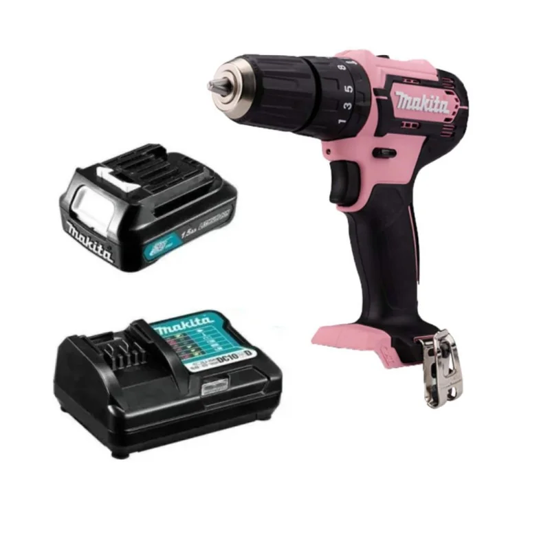 Taladro Percusion 3/8" 12V Maxcxt 0-1,700Rpm/0-450 Rosado Hp333dzp Makita