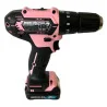 Taladro Percusion 3/8" 12V Maxcxt 0-1,700Rpm/0-450 Rosado Con Bolso Hp333dzp-M Makita