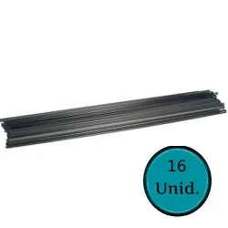 BARRAS DE SOLDADURA PLÁSTICA 9" X 1/8" 16 UNID. PL 110731-A MAKITA