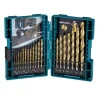 SET BROCA METAL HSS-TIN 1.5-10MM. 19 PCS D-67527 MAKITA