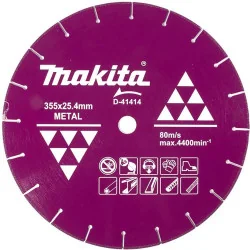 Disco Diamantado Seg. 14" (355 X 25.4Mm) Corte Met D-41414 Makita