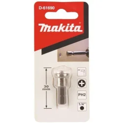 Punta Cruz Para Yeso Ph 2 (1/4"X30Mm) Mz D-61690 Makita