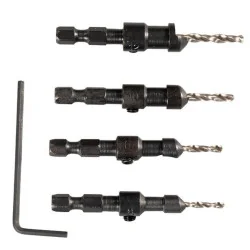 Set 4 Pzs Broca Avellanado Soberbio 6 (3Mm) 8 (4Mm) 10 (5Mm) 12 (6Mm) D-73455 Makita