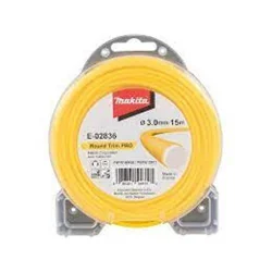 NYLON REDONDO AMARILLO DOBLE CAPA/3.0 MM/15 MT E-02836 MAKITA