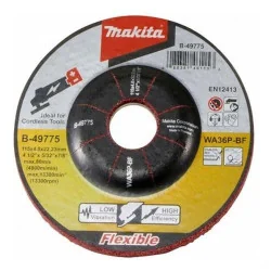 DISCO DESBASTE FLEXIBLE 4-1/2" (115X4.0X22.23) WA3 B-49775 MAKITA