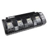 CARGADOR DC18SF 18V LI-ION 4 PUERTOS 196426-3 MAKITA
