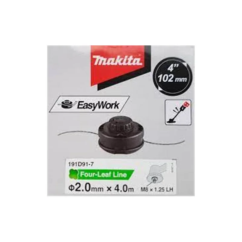 Cabezal Nylon Auto / B Y F / M8 X 1,25 Lh / 4" / 2 191D91-7 Makita