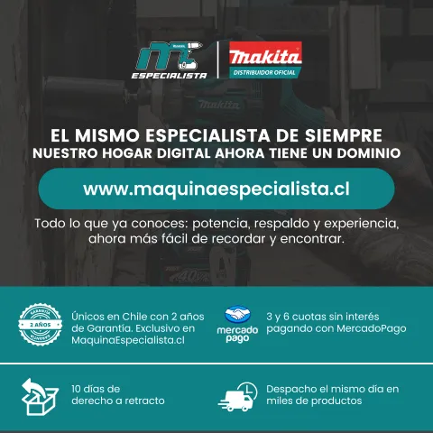 Nuevo Dominio - Maquinaespecialista.cl