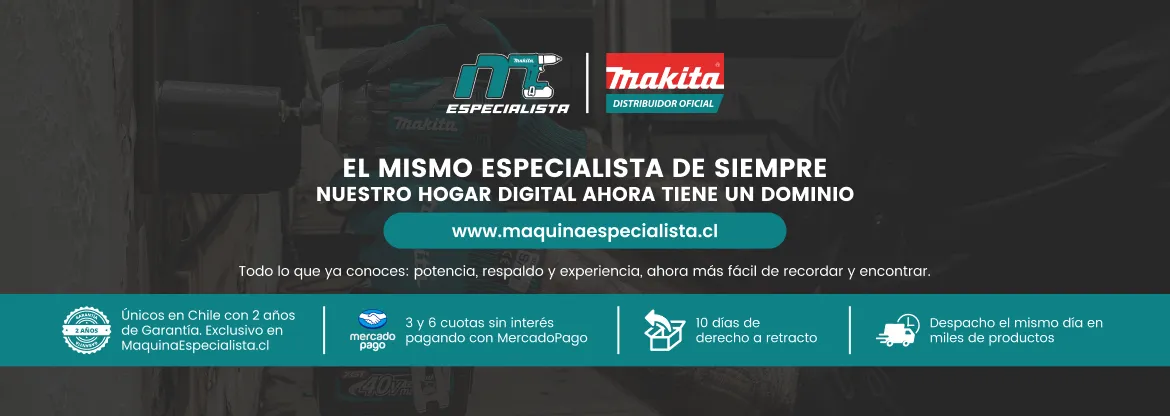 Nuevo Dominio - Maquinaespecialista.cl